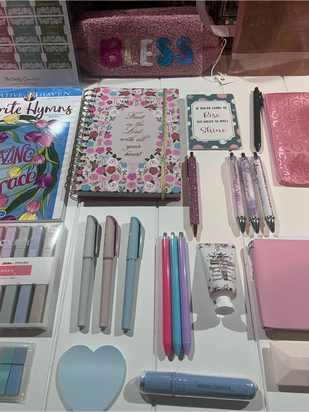Faith Based Journaling and Bible accessories bundle